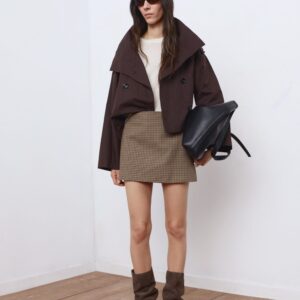 Krótka spódnica w pepitkę